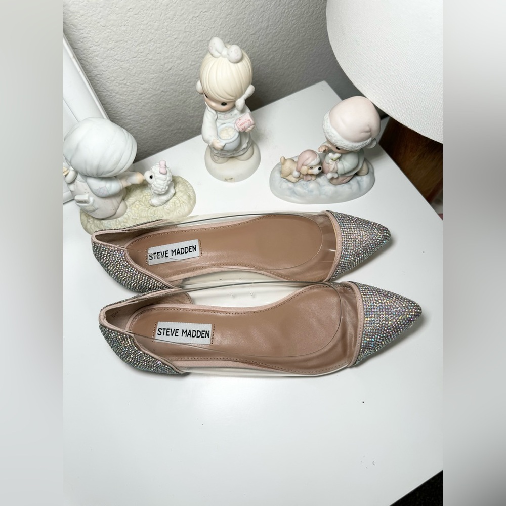 Steve Madden Rhinestone Flats - Picture 4 of 5